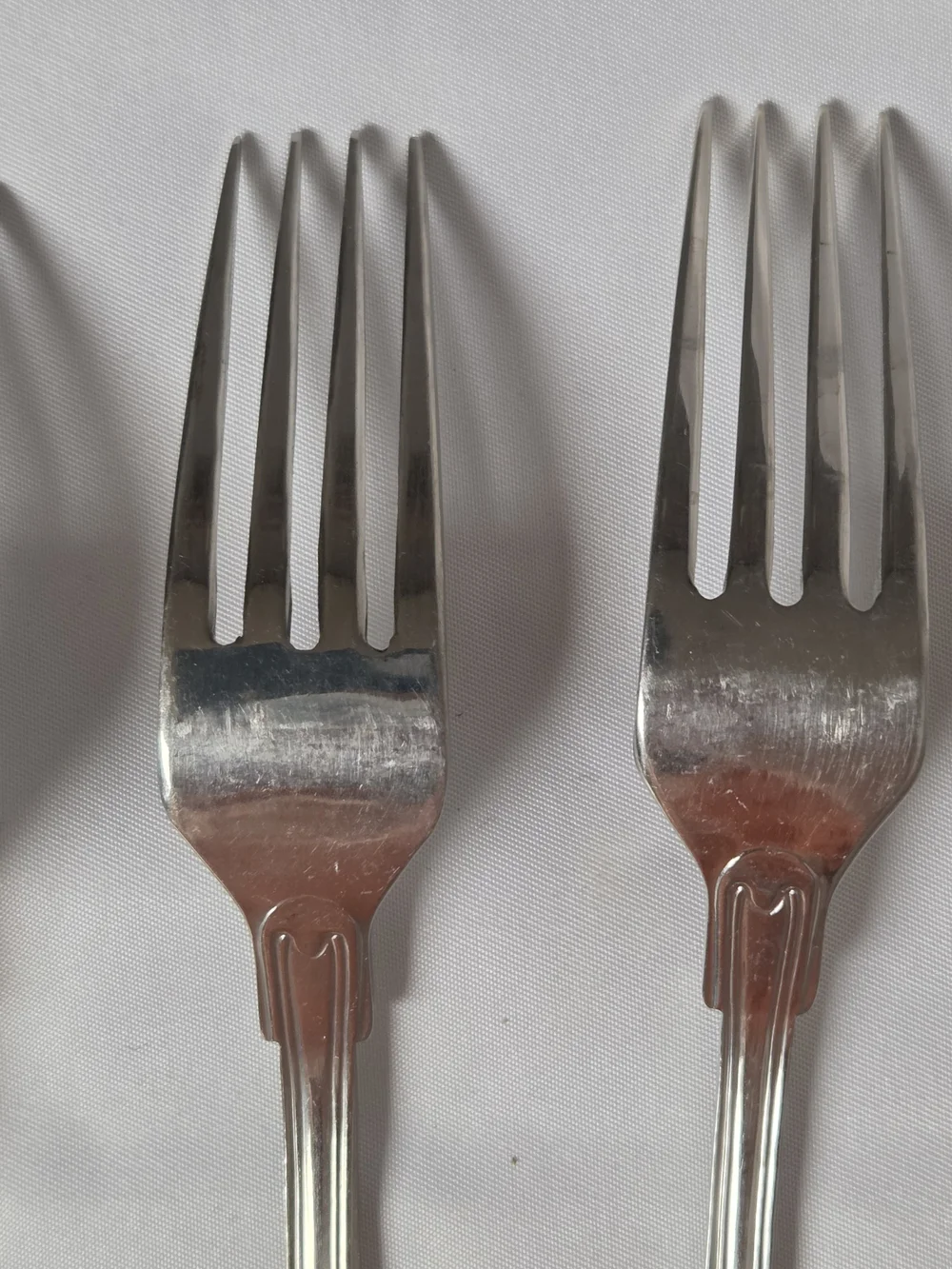 Lot Of 5 Christofle Chinon Silver Plate Silverplated Table Dinner Forks